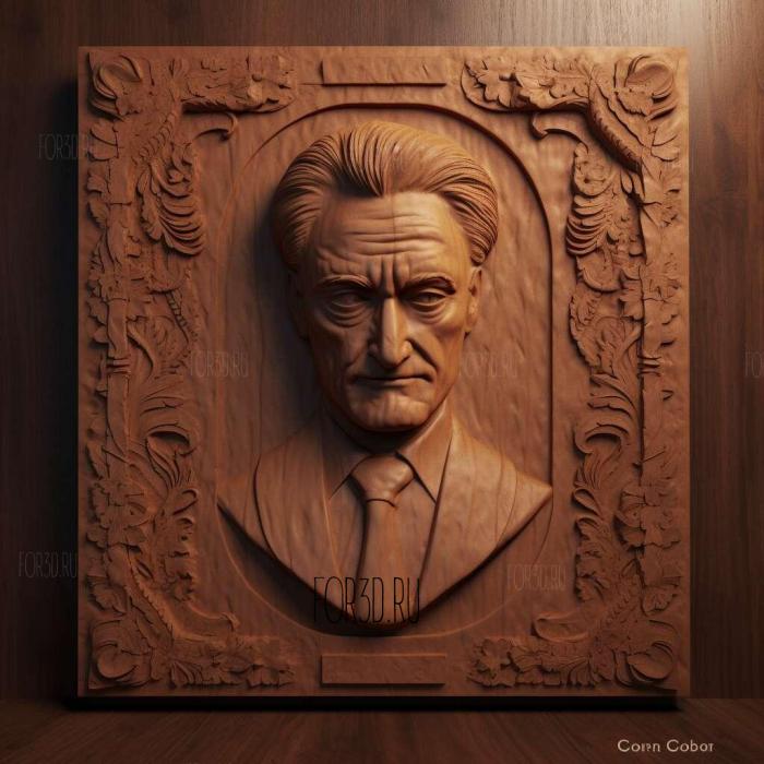 Conan O Brien 2 stl model for CNC